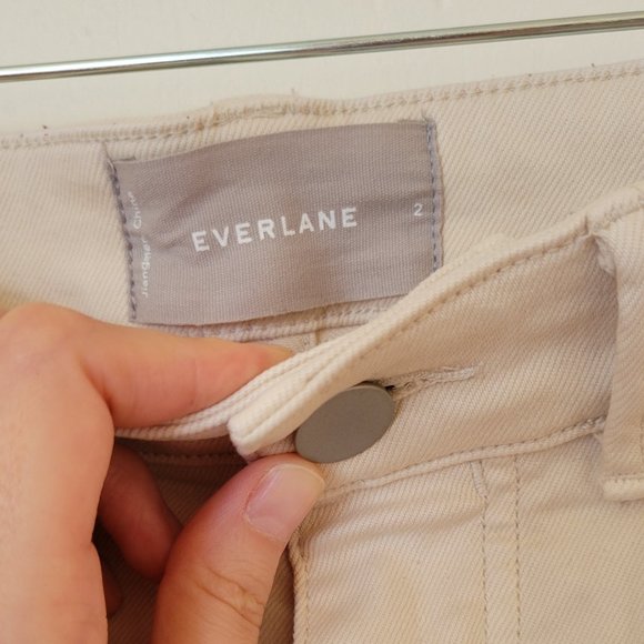 Everlane Slim Leg Crop Pant, High Waist, Sandstone, Sz. 2 - Picture 5 of 7